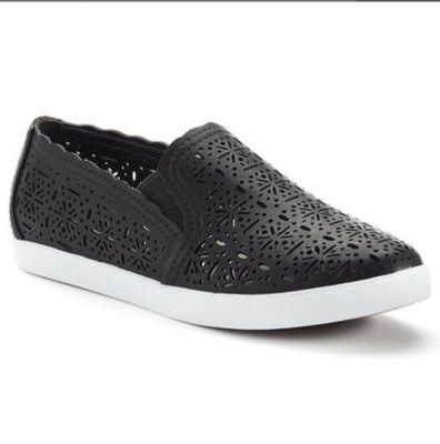 Chaussures Plates Briella Pour Femme - Taille 6.5M Noir, Polyuréthane, Neuf En Boîte