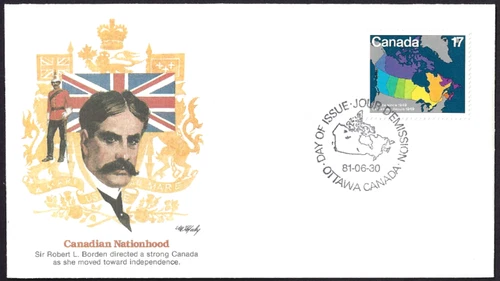 🍁Canada   #893     1949  "MAP OF CANADA"    Brand New 1981 First Day Cover