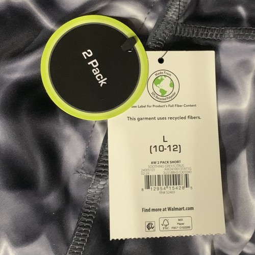Athletic Works Boys Performance Shorts 2 Pack Large 10-12 New with Tags Pockets - Picture 4 of 4