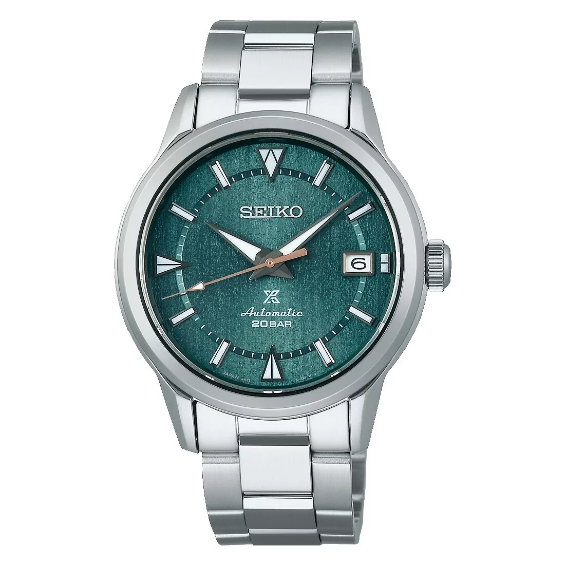 New Seiko Prospex Alpinist Mystic Forest Dial Men s Steel Bracelet Watch SPB289