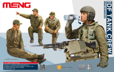 Meng 1/35 Model HS-002 IDF Tank Crew  IDF (4 figures) Figures SuperWAR WII
