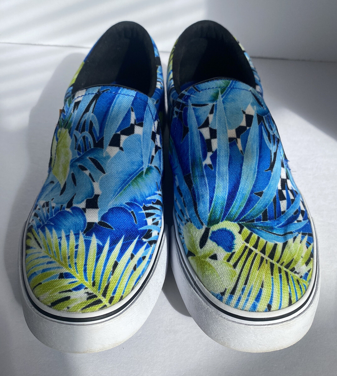 Nike Slip On Court Royale AC Print Casual Shoes Royal #CD7003-400