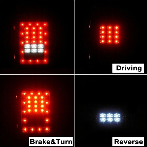 7" LED Headlights Fog Lights Turn Tail Lamp Combo For Jeep Wrangler JK 2007-2018 - Picture 9 of 24