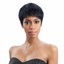 FreeTress Equal Synthetic Hair Wig 'HAILEY' – Farbe 1B (Off Black), Verstellbar, Synthetische Damenperücke