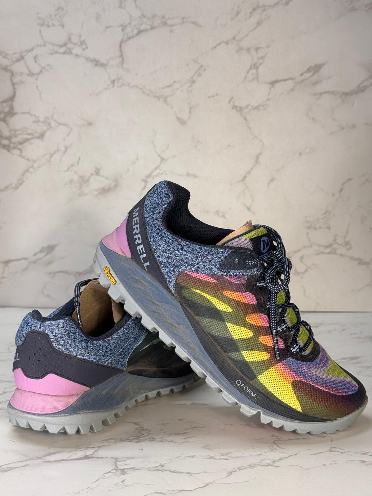 Merrell Antora 2 donna taglia 5 5 scarpe da trail running sneakers arcobaleno J135430