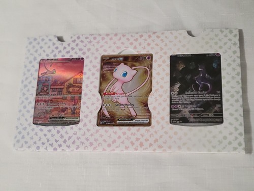 π₯ Pokemon 151 UPC Promo Set π₯ Mew SVP053 π₯ Mew ex 205/165 π₯ Mewtwo SVP052 π₯ - Picture 2 of 3