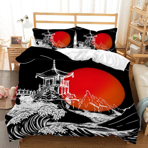Geometric Figure Letter Skull Outer Space Alien Doona Duvet Quilt Cover Bed Set - Picture 6 of 16