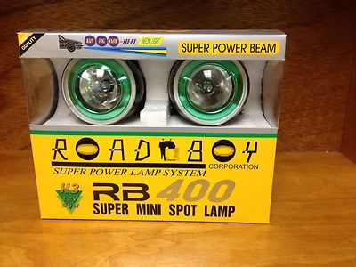 CLEAR PIAA LIKE ROUND SUPER POWER 55W HALOGEN DRIVING/FOG LIGHTS RB-400 G