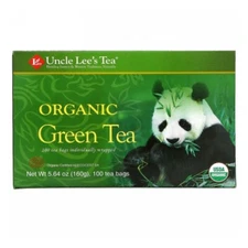 Organic Green Tea  100 Bags By Uncle Lees Teas