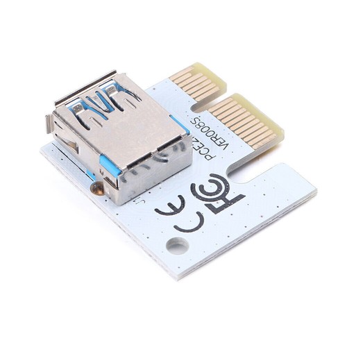 USB3.0 1x vers 16x Extender Riser Card Adaptateur SATA Câble d'alimentation PCI-E Express po - Photo 6/12