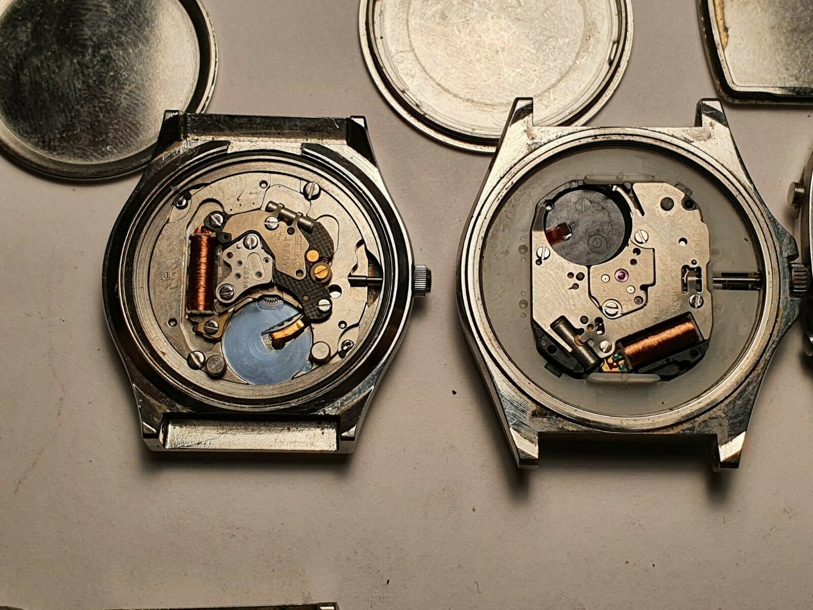 Vintage SEIKO watches quartz lot rare models spares or repair lot 8 x