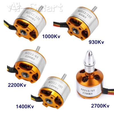 A2212 930/1000/1400/2200/2700KV Outrunner Motor Brushless Flugzeug Quadrocopter
