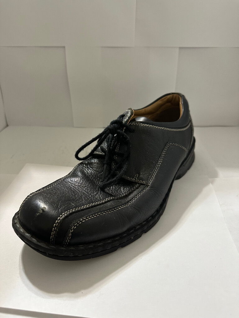 SAOLA DOCKERS Scarpe Uomo 11 M Pelle Nera Trustee Oxford Stringate 90 29024