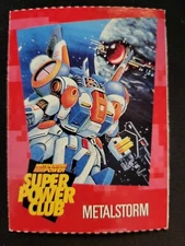 Nintendo Power Super Power Club Magazine Card  #27 Metalstorm