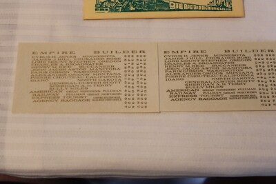 #ad HO Scale Champ Decals Great Northern Empire Builder Passenger Car Decals PH 130 $12.00