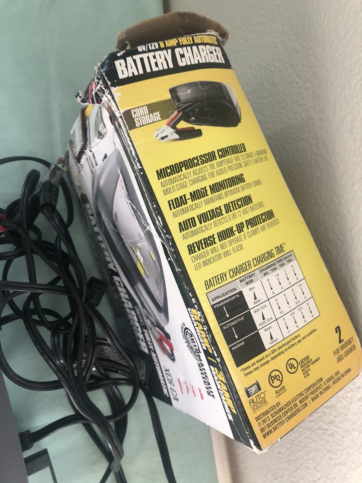 Schumacher Xc6 SpeedCharge 6 Amp Battery Charger for sale online eBay