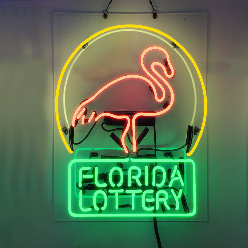 Florida Lottery Neon Sign Acrylic 19