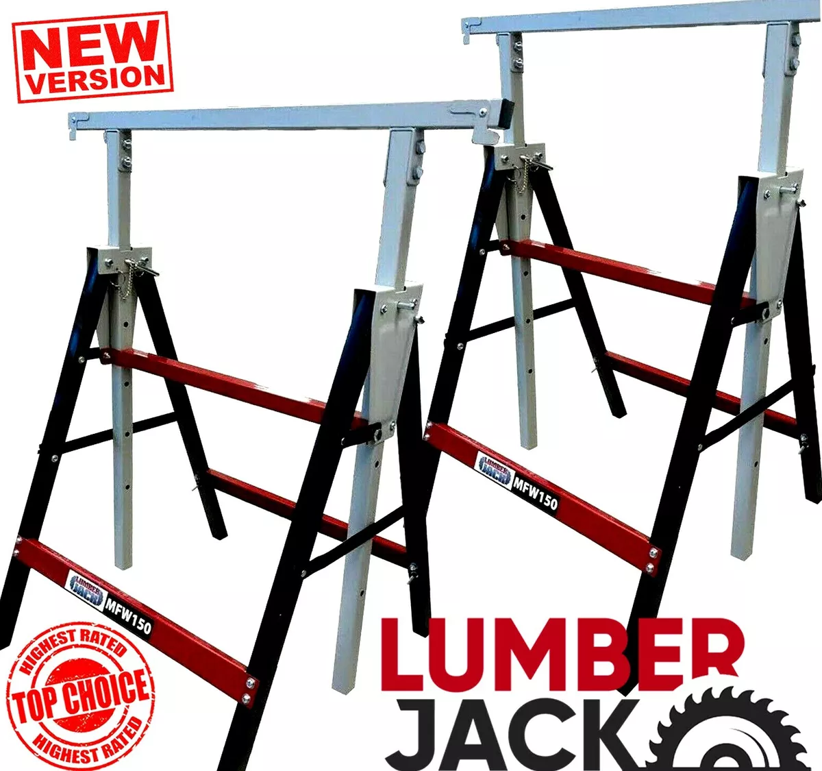 Folding work trestles deals
