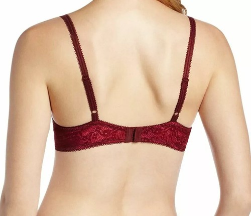 Wacoal La Parisienne Bra Cabaret Pink Lace 32DD Padded Contour T-Shirt 953191 - Picture 4 of 12