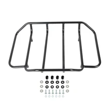 Black Luggage Top Rack For Harley Touring Touring Road King Street Glide