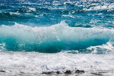 STUNNING SEA BEACH WAVE  CANVAS PICTURE POSTER PRINT WALL ART UNFRAMED