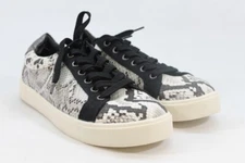 Dirty Laundry 7.5 Sneakers Embark Women's White Multi Los Angeles Snake Print