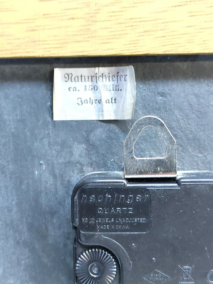 VAERST Reloj de Mesa Madera Natural Escritorio Abrigo Estante Alemania Vintage Decorativo Antiguo Foto 2 de 4