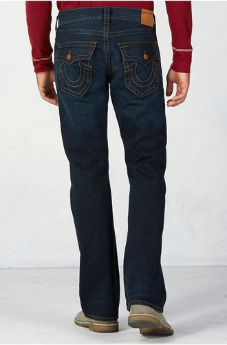 True Religion Jeans Marca para hombres de Billy Big \u0026 Tall Bootcut Jean  pase de medianoche (48) | eBay