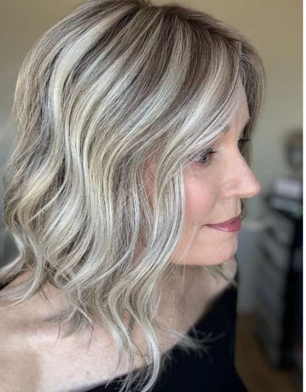 Ash Blonde Mix  100% Human Hair 13x4 Lace Front Wig for Women