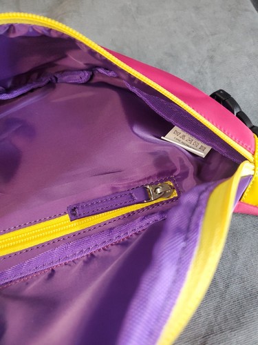 *NWT* United Colors Of Benetton Fanny Pack, Purple/Pink/Yellow - Picture 7 of 11