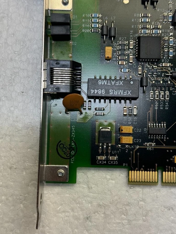 ZNYX NETBLASTER ZX345 PCI NETWORK CARD SA0025 10/100BaseT LK6-ZX345 ZX345E161961 - Image 3 of 4