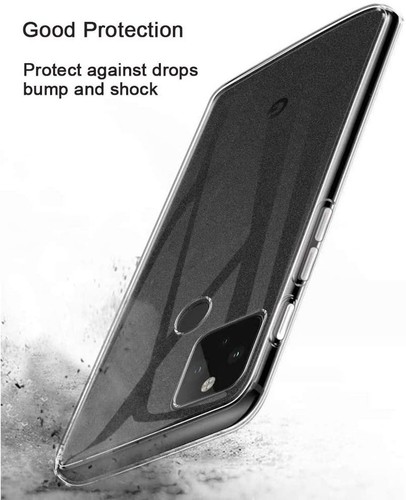 Google Pixel 5 durchsichtige Handyhülle Schutzcase Cover Etui Bumper Transparent - Bild 2 von 7