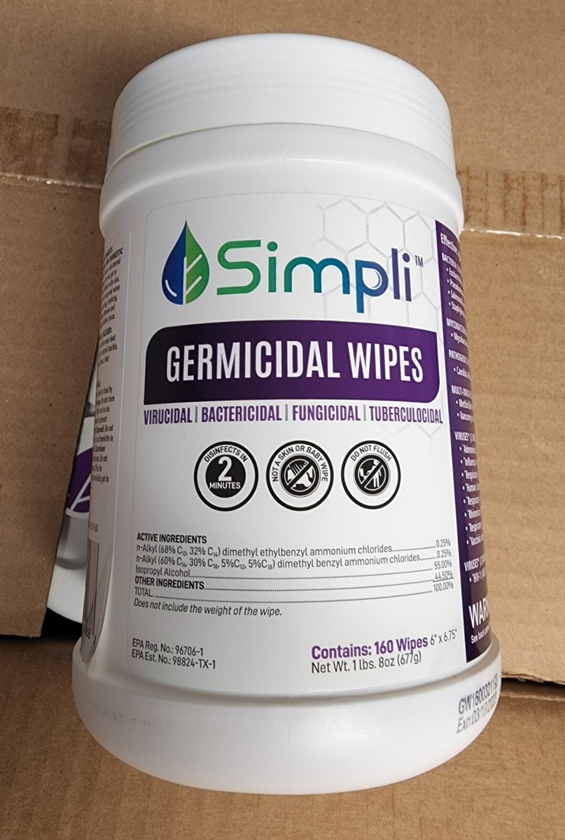 Hospital Grade Germicidal Wipes