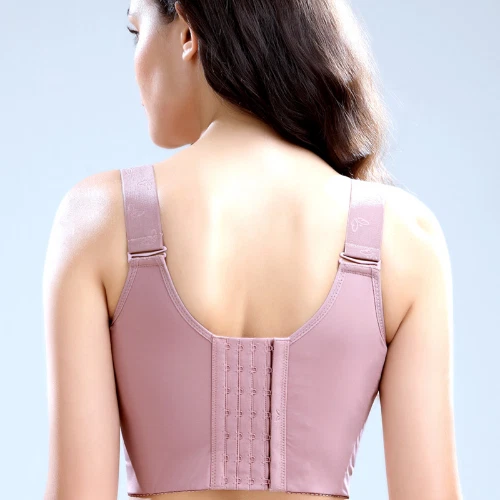 Women Plus Size Lace Sexy Deep Cup Bra Push Up Shaper Underwear Hide Back Fat - Image 2 of 4