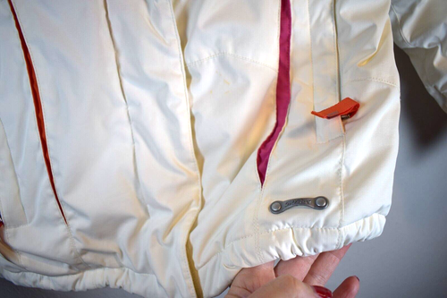Spyder Jacket Youth 12 White/ orange / pink Performance Ski Jacket Imperfect - Picture 6 of 18