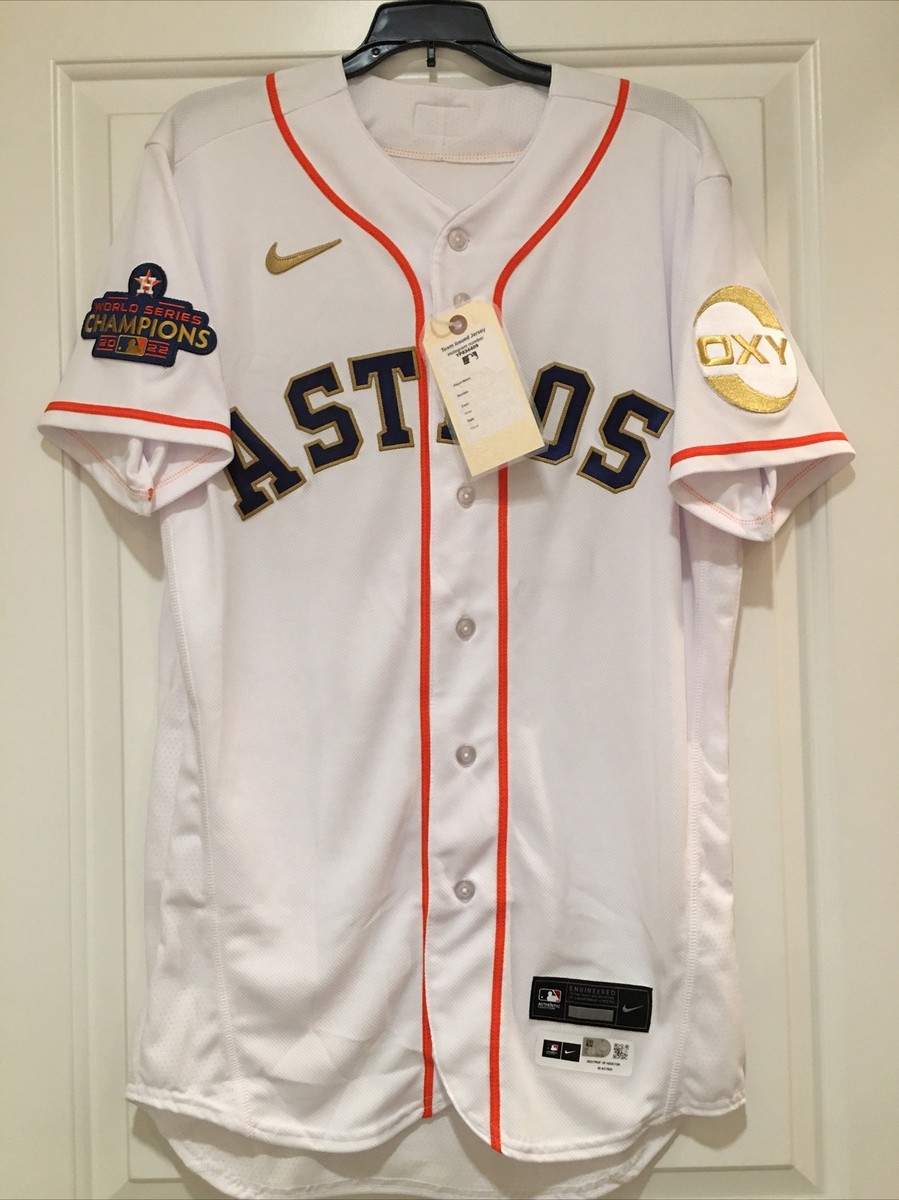 2023 Houston Astros Bat Boy Team Issued “2022 World Series Champs