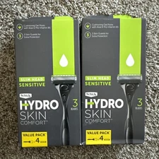 Schick Hydro Ultra Sensitive Razor with 4 Blade Cartridges Set ( 2 Pack )
