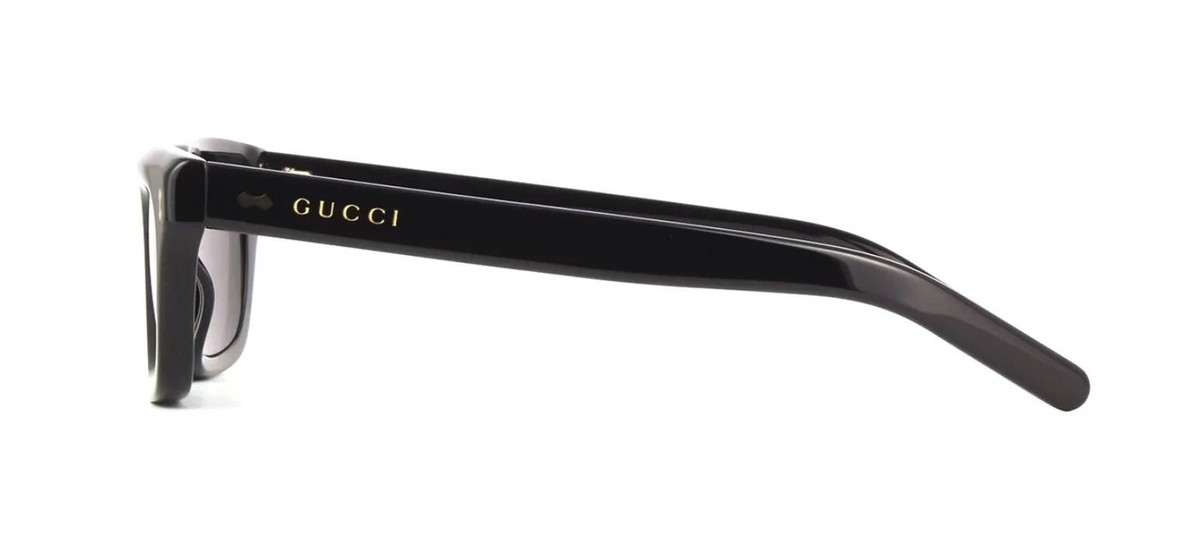NEW GUCCI SQUARE SUNGLASSES GUCCI GG1524S 001 BLACK GREY EYEWEAR GUCCI NEW GUCCI GG1524S 001 SQUARE BLACK GREY UNISEX  main image 4