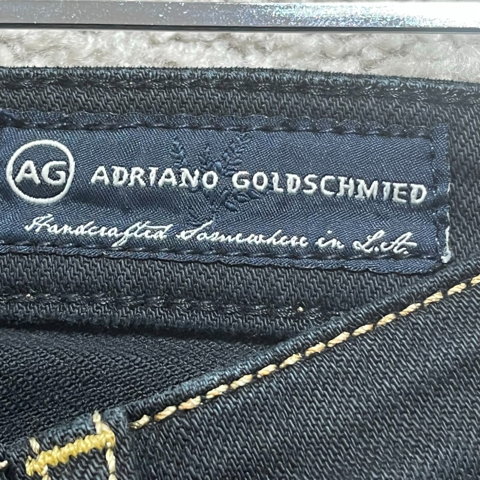 AG Adriano Goldschmied Jeans Women's 27 R Black Cigarette Straight leg Skinny thumbnail 6