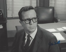 ACTOR JOHN LASELL SIGNED 8x10 PHOTO 2 w/COA DARK SHADOWS THE TWILIGHT ZONE
