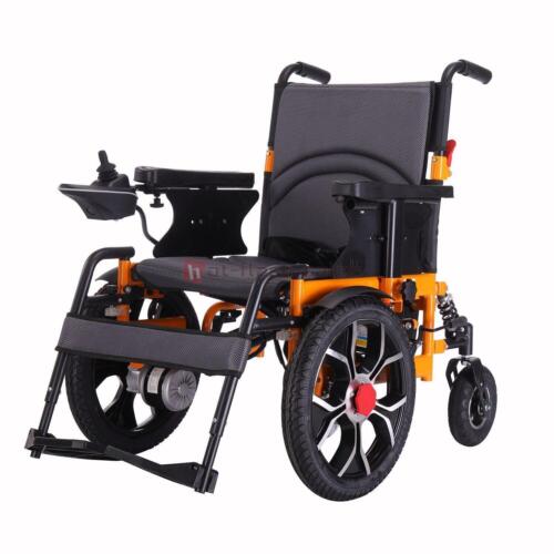 Travel Folding 500W Electric Wheelchair, All Terrain Heavy Duty Power Scooter - Picture 8 of 17