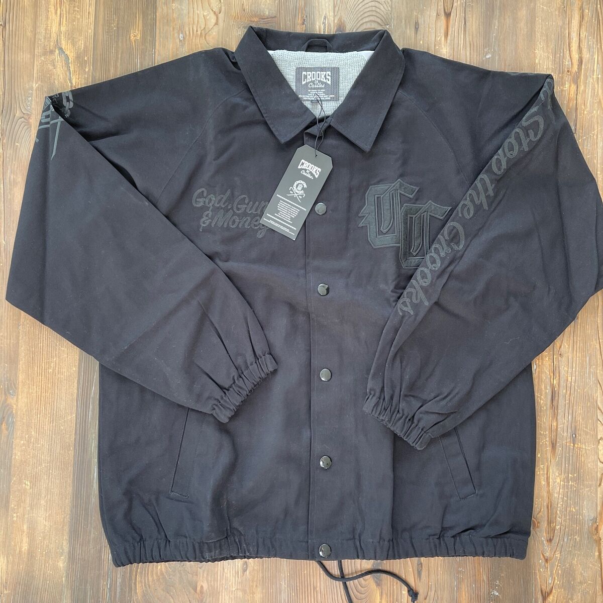 RARE New Vintage 2008 Men's Crooks & Castles 'God, Guns RARE New Vintage 2008 Men's Crooks & Castles 'God, Guns