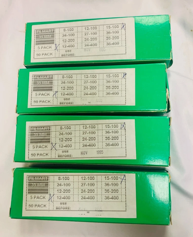 FILMART 35mm Print Film- Four Pro Pks of 5 rolls- 100 ISO- 12 Exp.- Exp. 1995 - Image 4 of 4