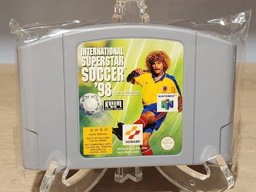 International Superstar Soccer '98 (Nintendo 64, 1998) N64 RARE ASIAN VERSION