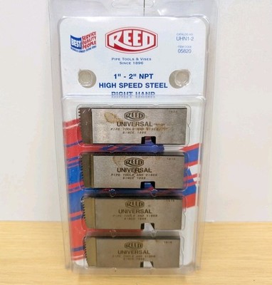 Reed Universal Pipe Threading Die 1'' - 2'' NPT 05820 UNH1-2 HS Steel Right Hand
