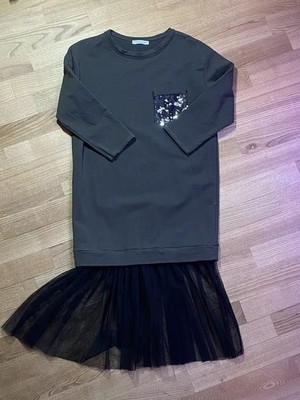 Women Joie Clair dress green cotton 36/S/44
