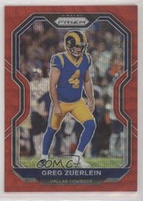 2020 Panini Prizm Red Wave Prizm 48/149 Greg Zuerlein #279 8em