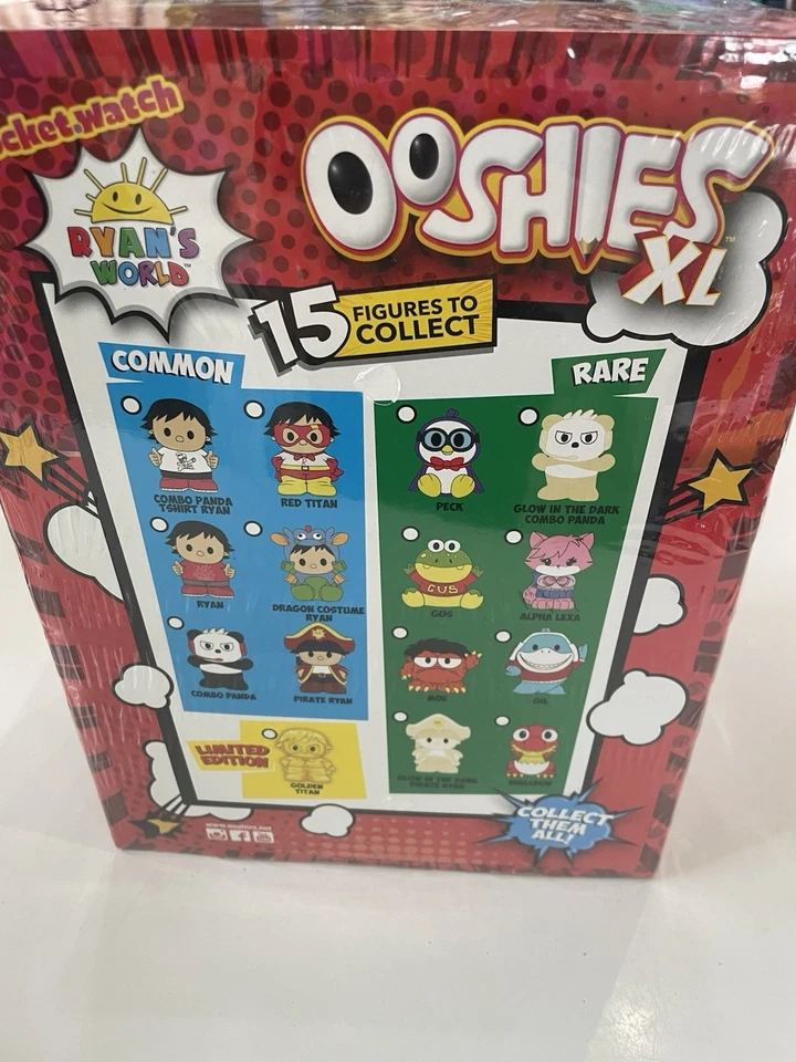 Ryan's World Ooshies XL Serie 1 Cápsula Ciega CAJA DE EXHIBICIÓN SELLADA 15 Foto 2 de 4