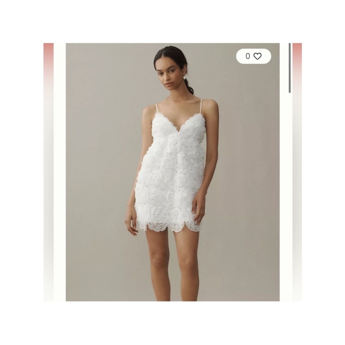 bhldn short dress $168 NWT BHLDN Lucy High Shine Satin One Shoulder Mini Dress, Black, 14  (US)