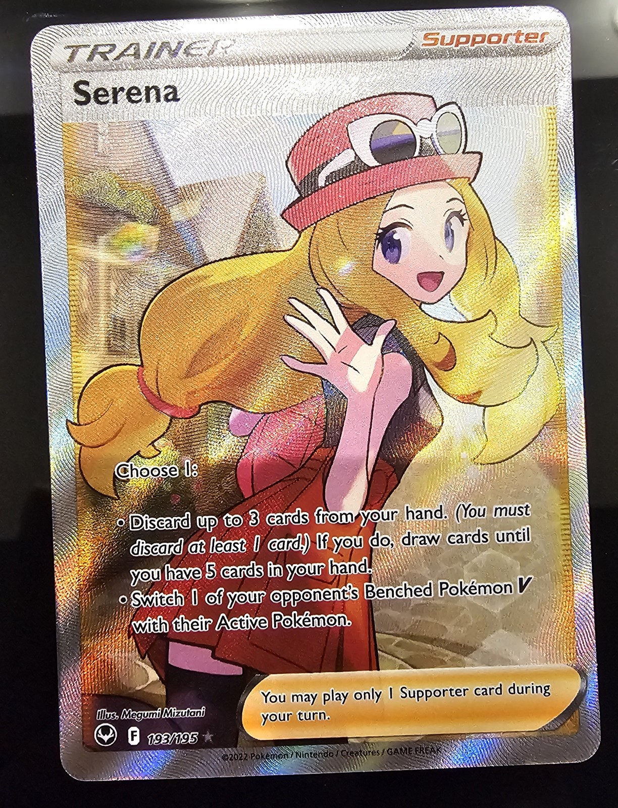 Serena Full Art 193/195 SWSH12: Silver Tempest Pokémon Ultra Rare Near Mint NM